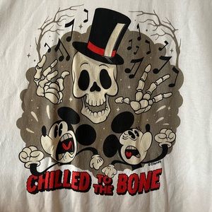 2X Disney Vintage Mickey Mouse Skeleton Tee - NWOT